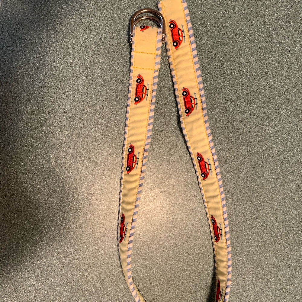 Boys fabric belt with cars